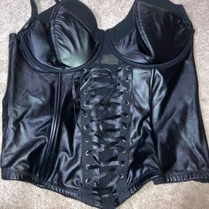 Torrid goth corset bustier bra